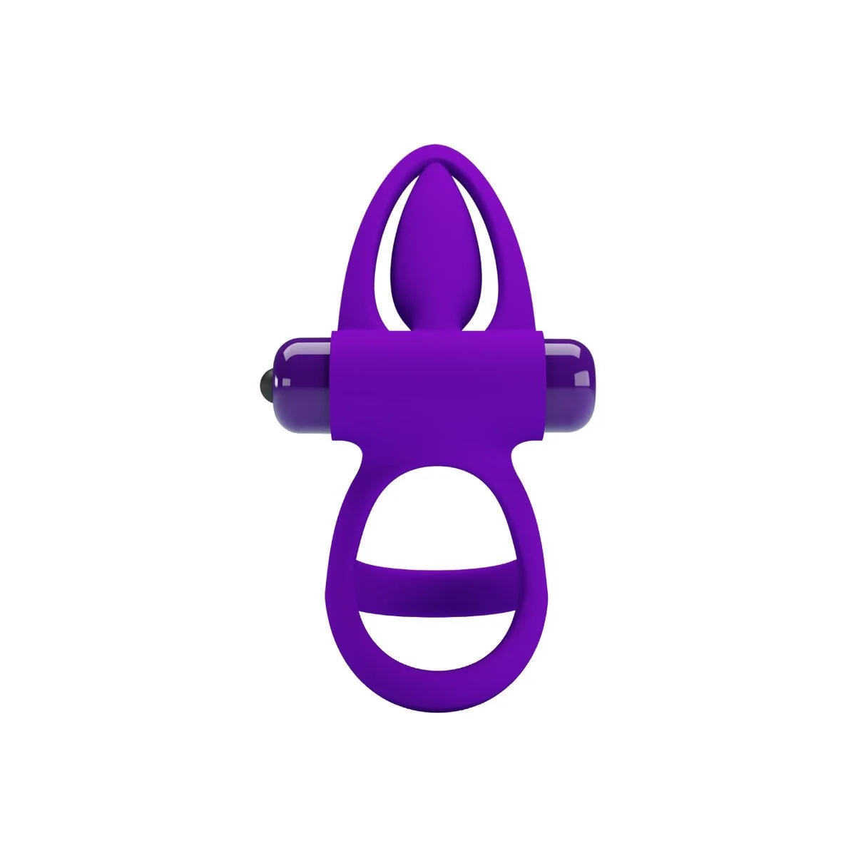 Vibratorring 10 Vibrationen Lila Silikon von Pretty Love Male kaufen | Fesselliebe