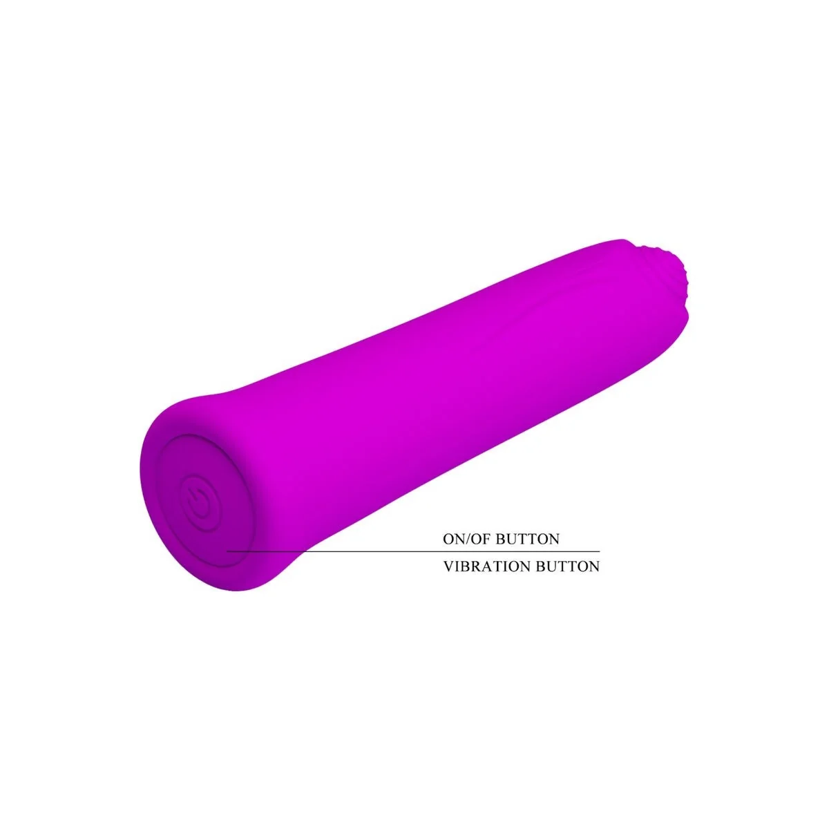 Curtis Mini Super Power Vibrator 12 Lila Silikonvibrationen von Pretty Love Flirtation kaufen | Fesselliebe