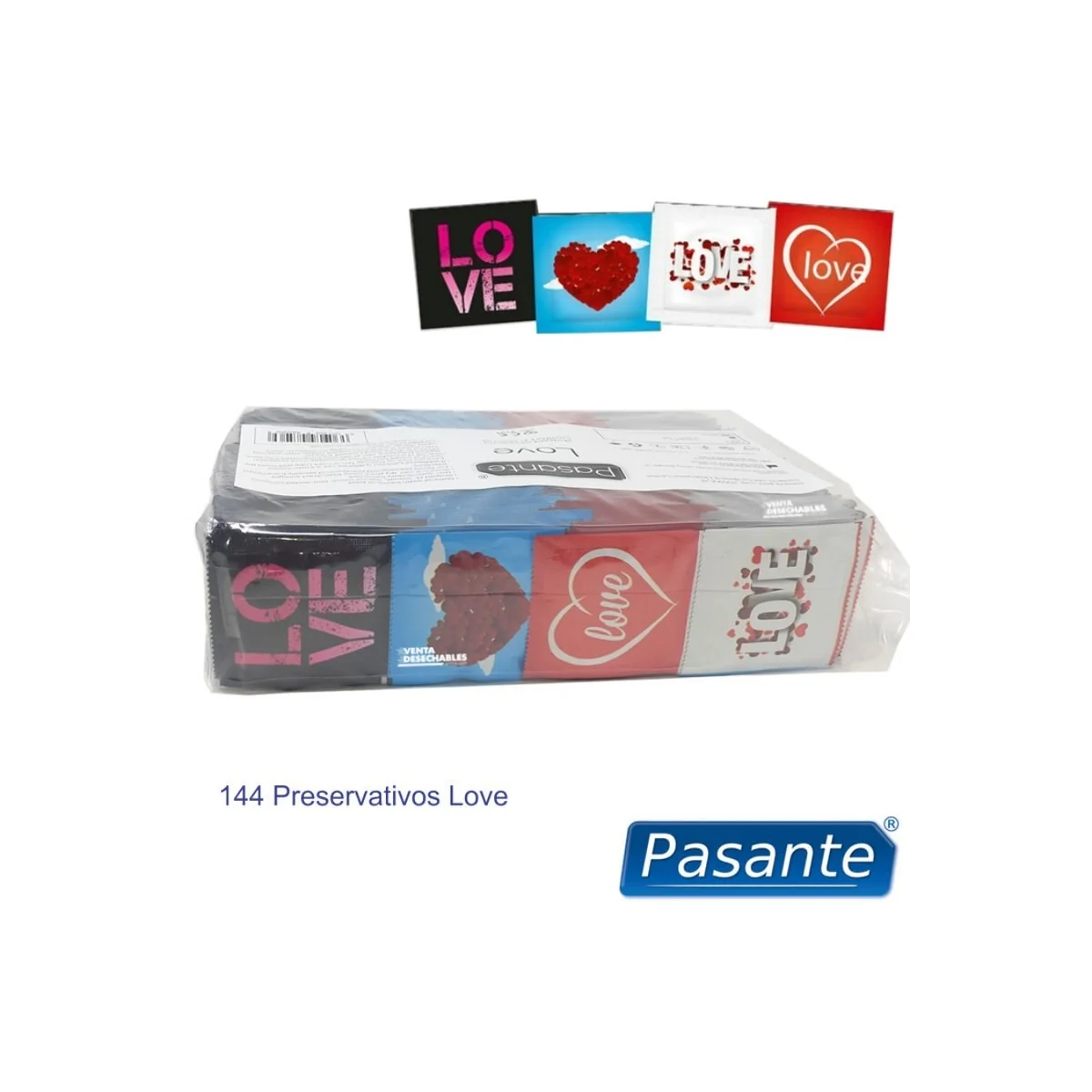 Kondome Love Bag 144 Stück von Pasante kaufen | Fesselliebe