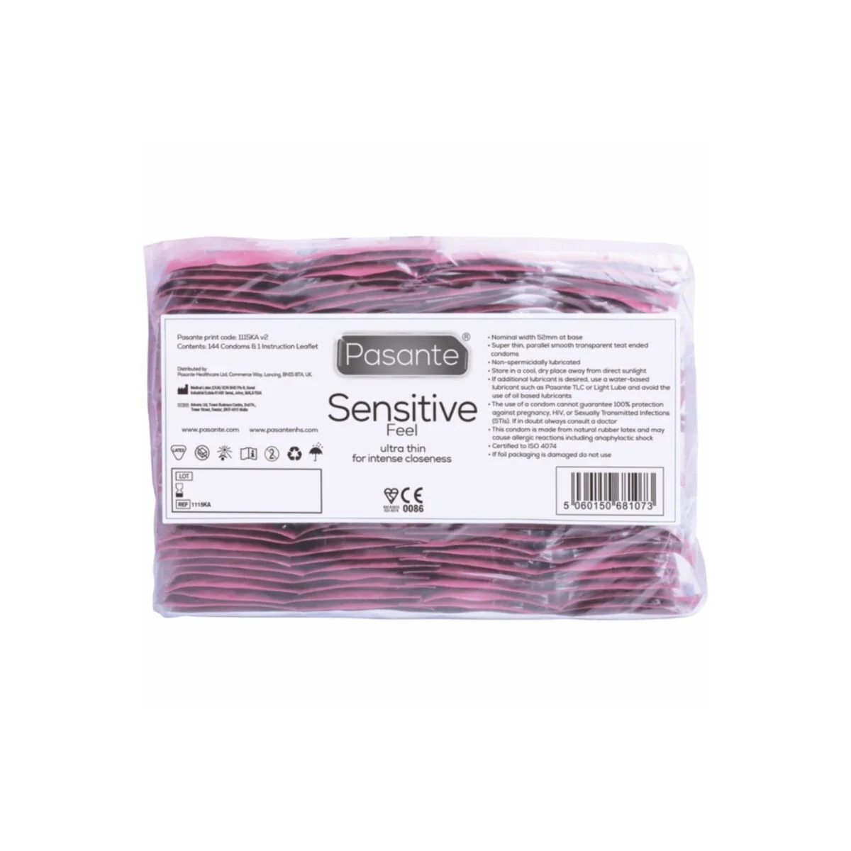 Kondome Sensitive Beutel 144 Stück von Pasante kaufen | Fesselliebe