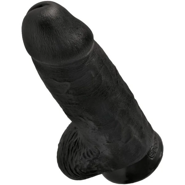 Polliger realistischer Penis 23 cm Schwarz von King Cock kaufen | Fesselliebe