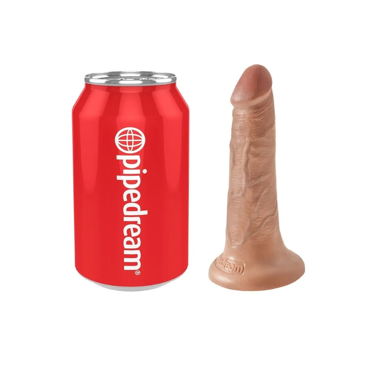 Realistischer Penis 12 cm Karamell von King Cock kaufen | Fesselliebe