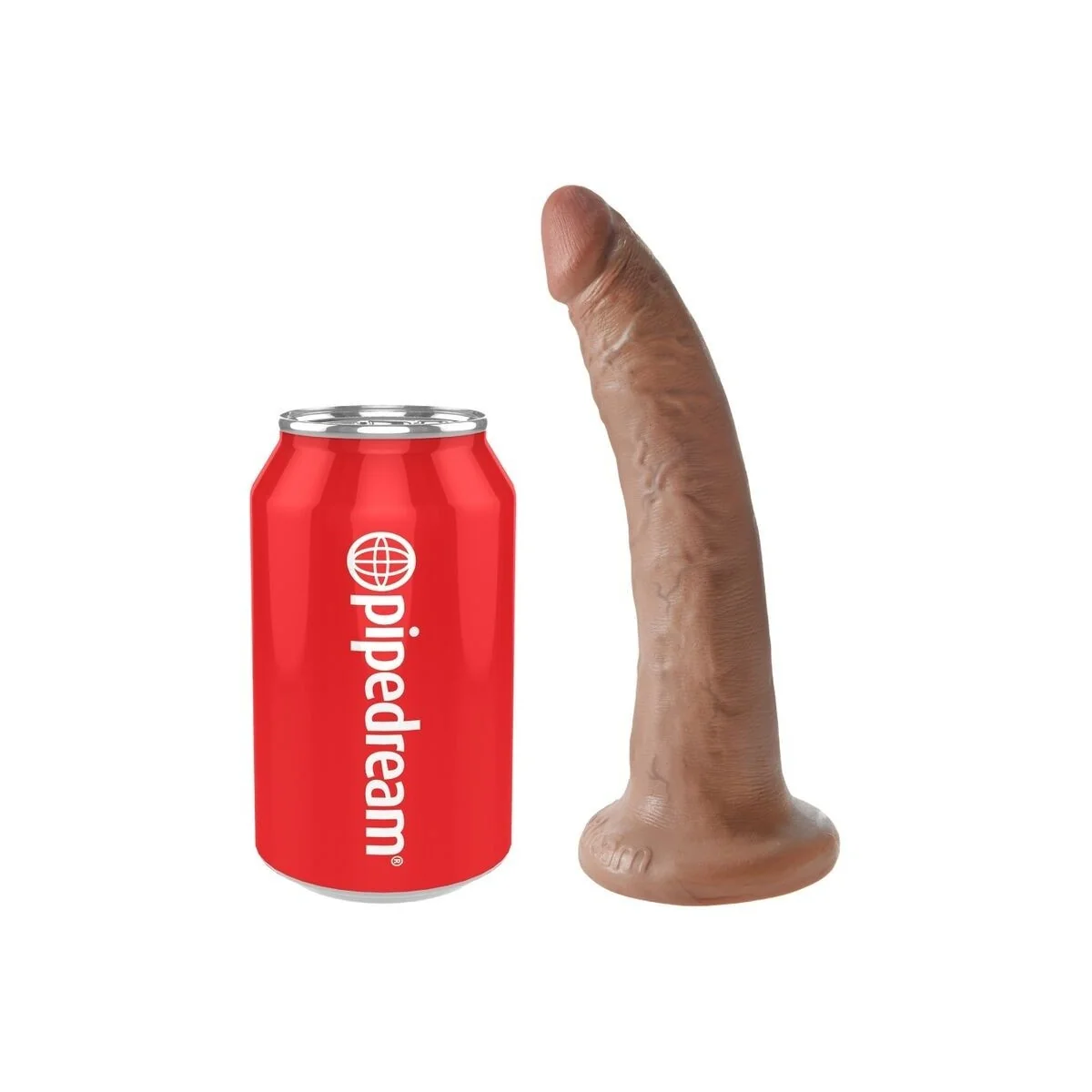 Realistischer Penis 17.5 cm Karamell von King Cock kaufen | Fesselliebe