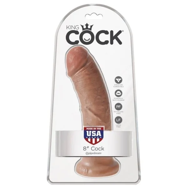 Realistischer Penis 19.5 cm Karamell von King Cock kaufen | Fesselliebe