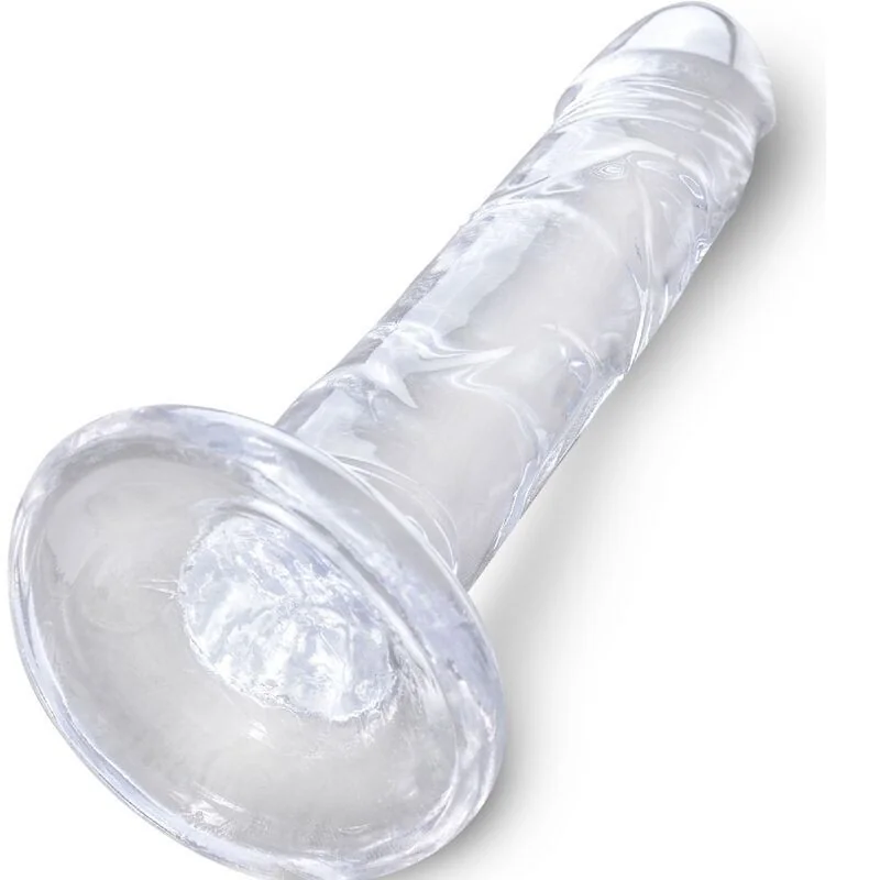 Clear realistischer Penis 15.5 cm Transparent von King Cock kaufen | Fesselliebe 2
