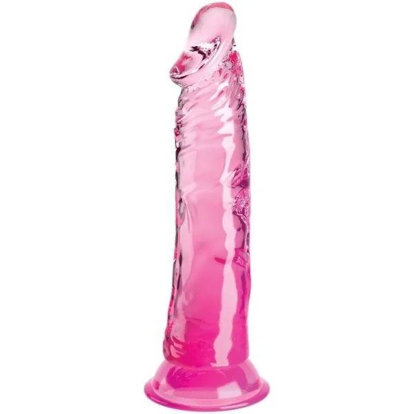 Clear realistischer Penis 19.7 cm Rosa von King Cock kaufen | Fesselliebe
