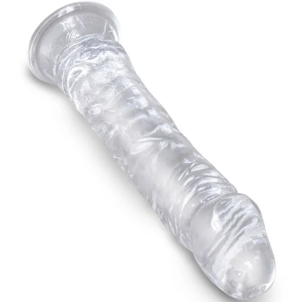 Klarer realistischer Penis 19.7 cm Transparent von King Cock kaufen | Fesselliebe