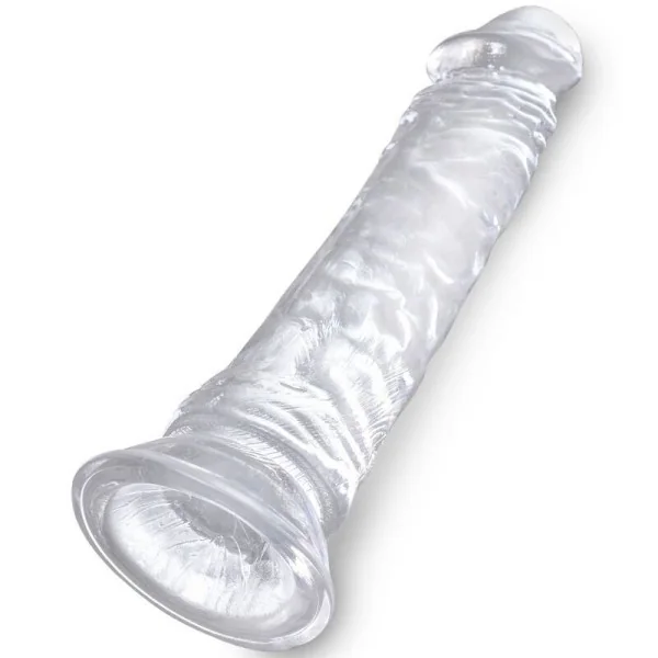 Klarer realistischer Penis 19.7 cm Transparent von King Cock kaufen | Fesselliebe