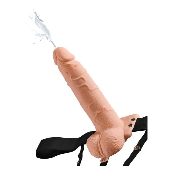 Serie - Verstellbares Gurt realistischer Penis mit Spritzenden Bällen 19 cm von Fetish Fantasy Series kaufen | Fesselliebe