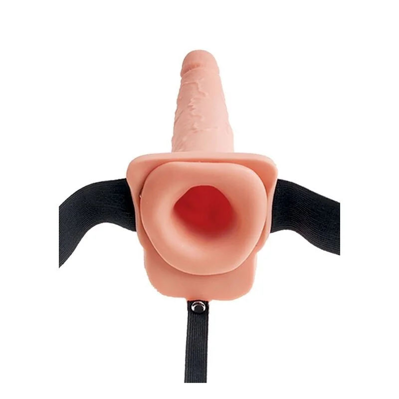 Serie - Verstellbares Gurt realistischer Penis mit Spritzenden Bällen 19 cm von Fetish Fantasy Series kaufen | Fesselliebe 2