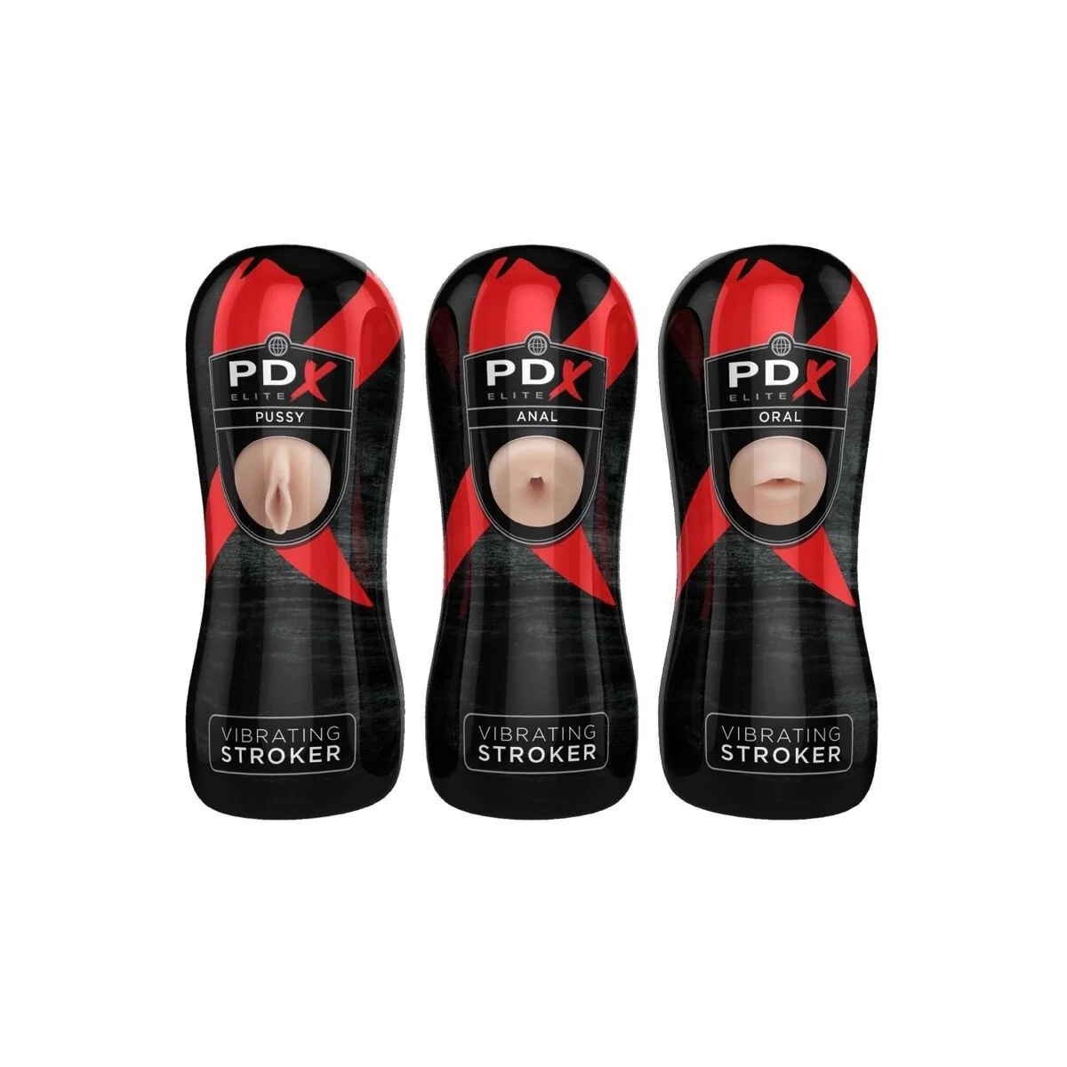 Stroker Set 12 Stück: 6x Vagina, 3x Ano, 3x Mund von Pdx Elite kaufen | Fesselliebe