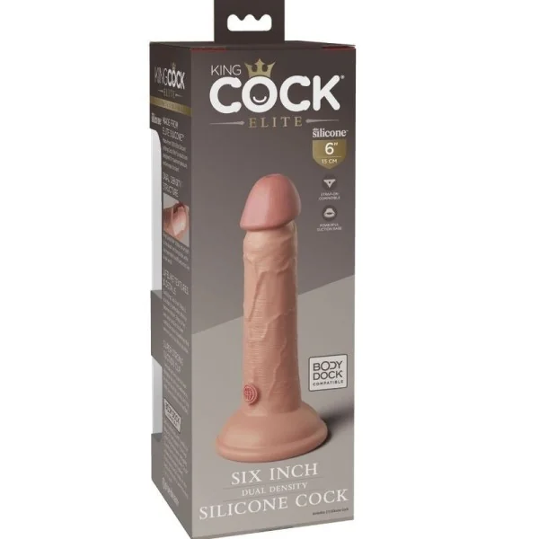 Elite realistischer Silikondildo 15.2 cm von King Cock kaufen | Fesselliebe
