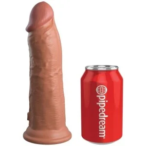 Elite realistischer Silikondildo 20.3 cm Karamell von King Cock kaufen | Fesselliebe