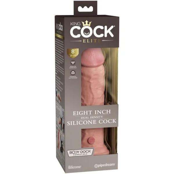 Elite realistischer Silikondildo 20.3 cm von King Cock kaufen | Fesselliebe