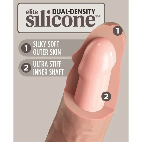 Elite realistischer Silikondildo 28 cm von King Cock kaufen | Fesselliebe