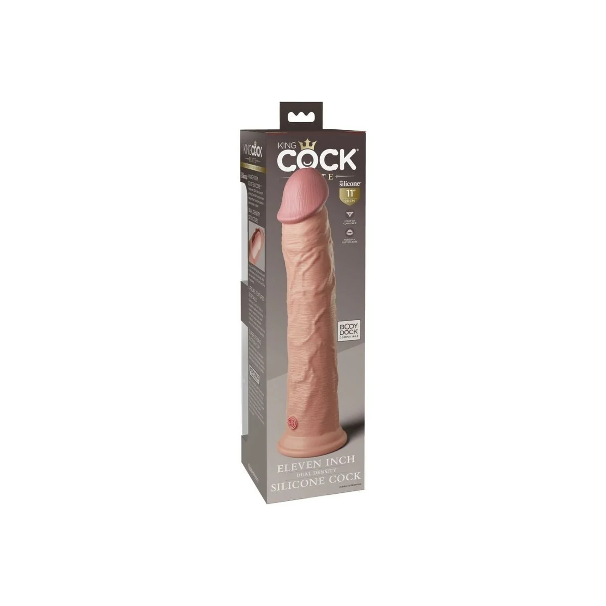 Elite realistischer Silikondildo 28 cm von King Cock kaufen | Fesselliebe