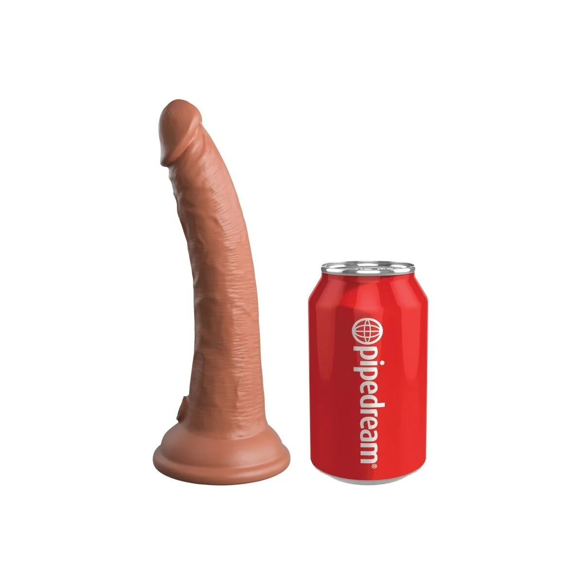 Elite Bequemer Verstellbarer Gurt mit Dildo 17.8 cm von King Cock kaufen | Fesselliebe