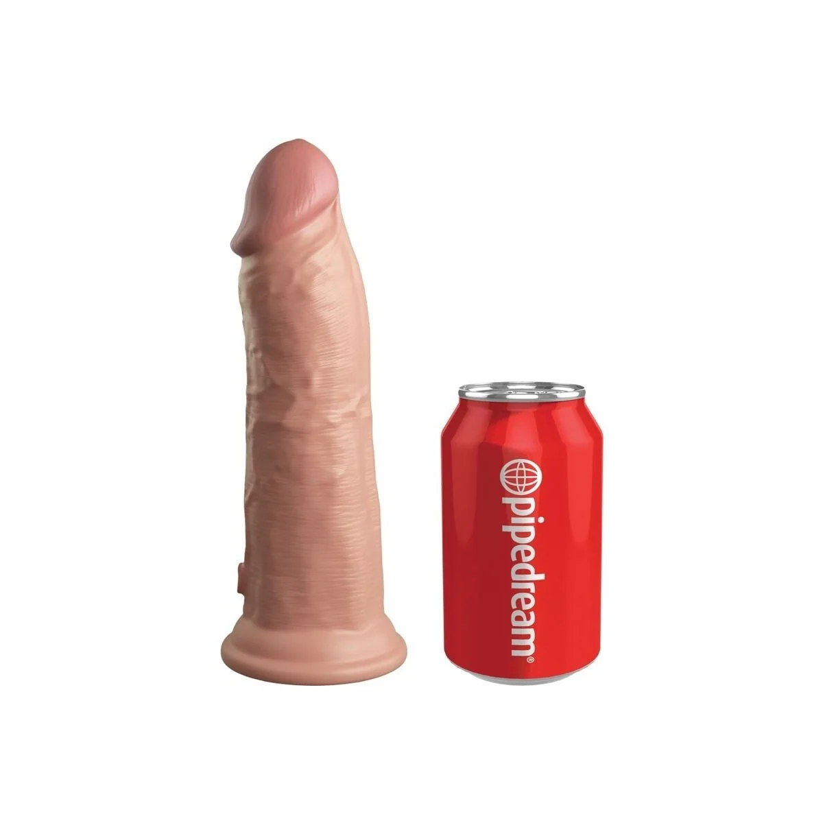 Elite Deluxe Verstellbares Harness-Kit Ring mit Hoden & Dildo 20.3 cm von King Cock kaufen | Fesselliebe