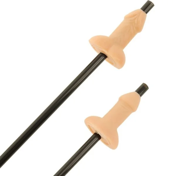 Tasche mit 10 Natürlichen Penis-Strohhalmen von Diablo Picante kaufen | Fesselliebe