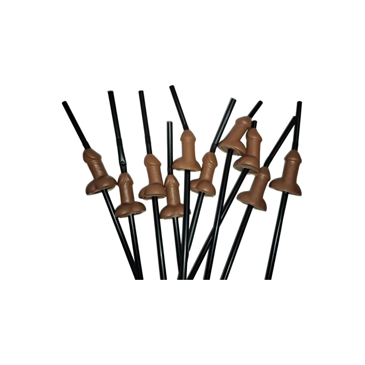 Tasche mit 10 Natürlichen Strohhalmen für Grosse Penis von Diablo Picante kaufen | Fesselliebe