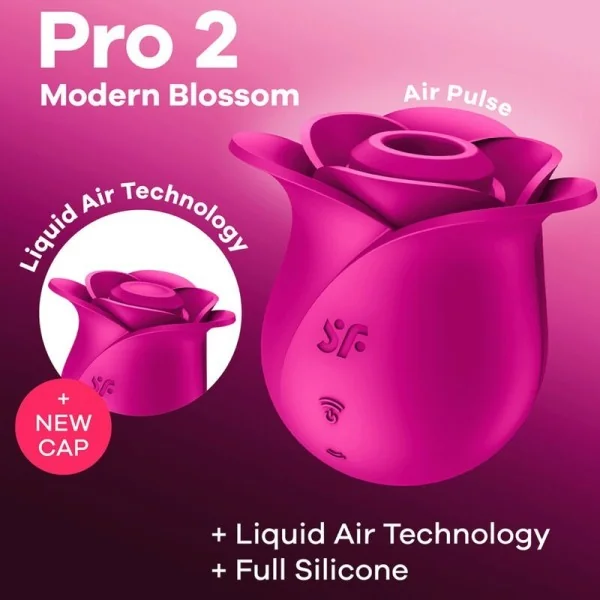Air Pulse Pro 2 Moderner Blossom Vibrator von Satisfyer Air Pulse kaufen | Fesselliebe