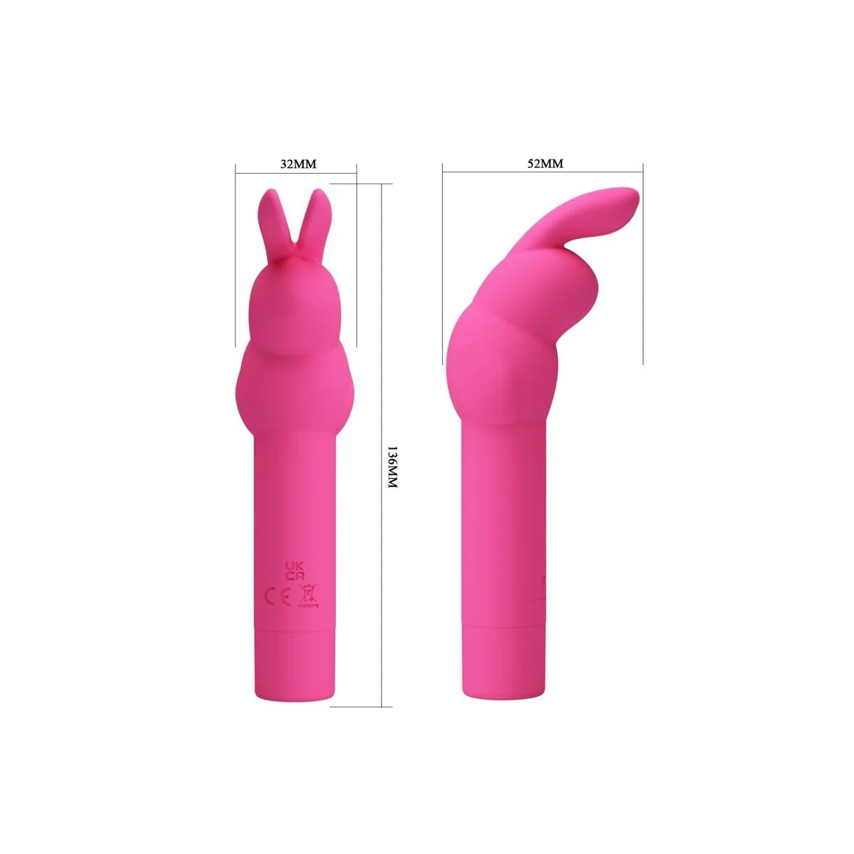 Gerardo Fuschia Kaninchen-Silikonvibrator von Pretty Love kaufen | Fesselliebe