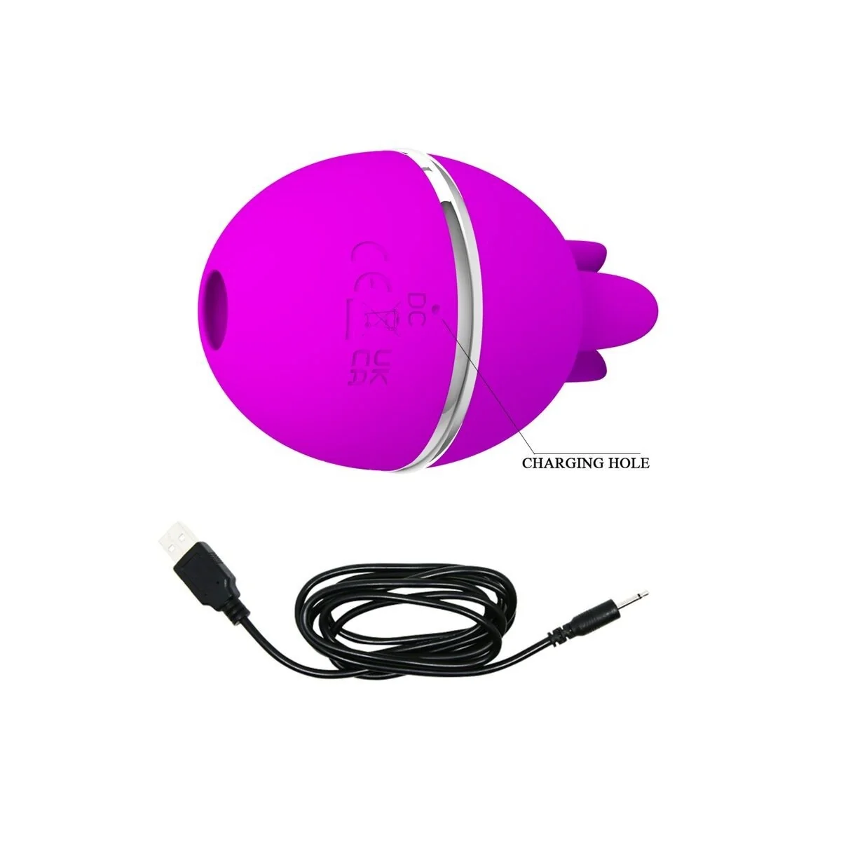 Gemini Ball Lila. Runder Vibrator aus Silikon von Pretty Love Flirtation kaufen | Fesselliebe