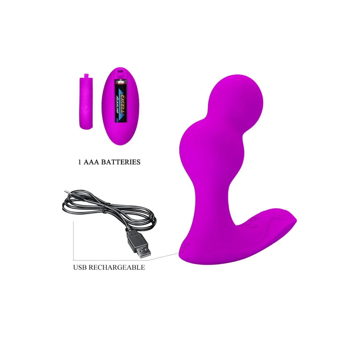 Terrance Anal Vibrator Massager mit Fernbedienung von Pretty Love kaufen | Fesselliebe
