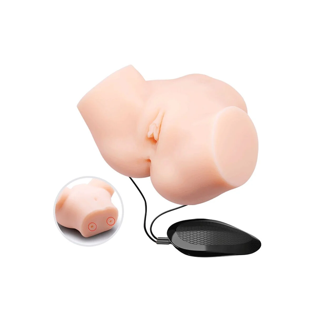 Realistischer Vagina- und Anus-Vibrator Samantha von Crazy Bull kaufen | Fesselliebe