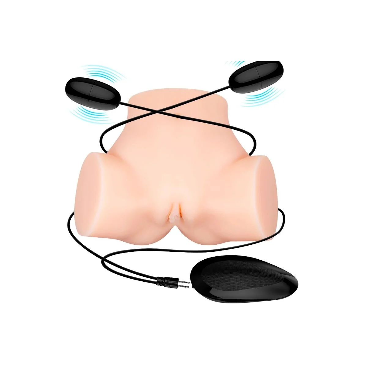 Realistischer Vagina- und Anus-Vibrator Samantha von Crazy Bull kaufen | Fesselliebe