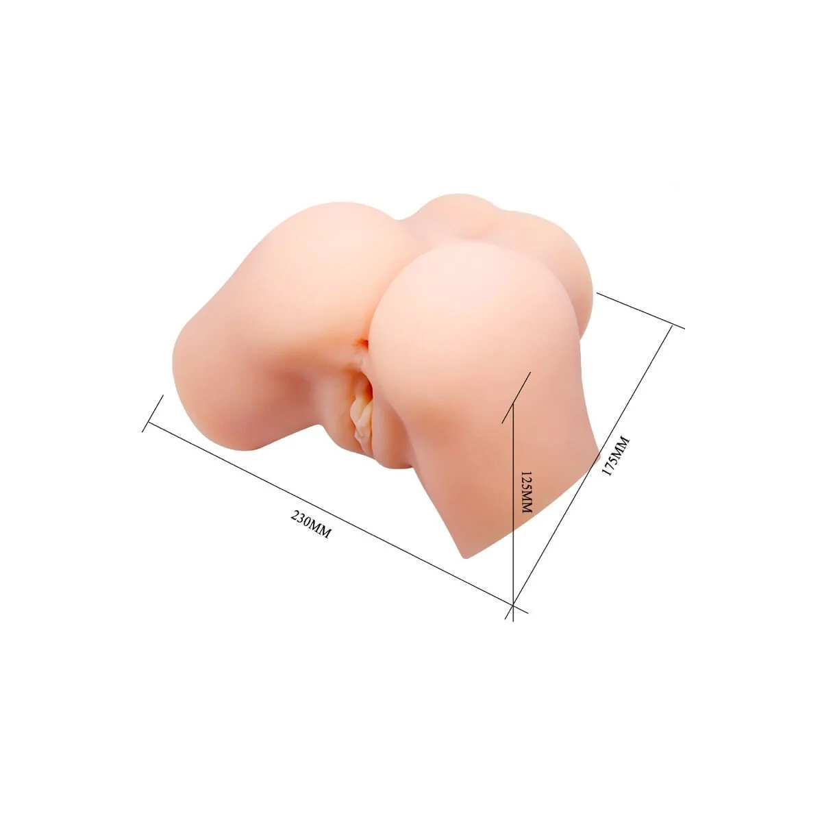 Realistischer Vagina- und Anus-Vibrator Samantha von Crazy Bull kaufen | Fesselliebe