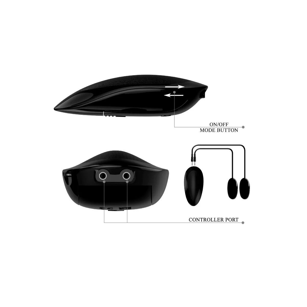 Realistischer Vagina- und Anus-Vibrator Samantha von Crazy Bull kaufen | Fesselliebe