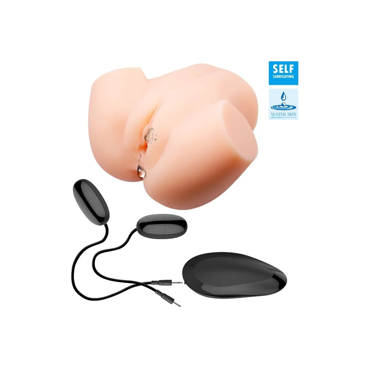 Realistische Vagina- und Anus-Doppelvibration von Crazy Bull kaufen | Fesselliebe