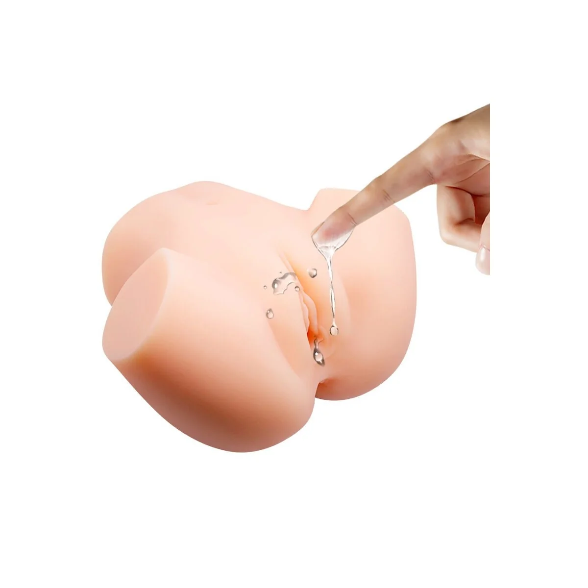 Realistische Vagina- und Anus-Doppelvibration von Crazy Bull kaufen | Fesselliebe