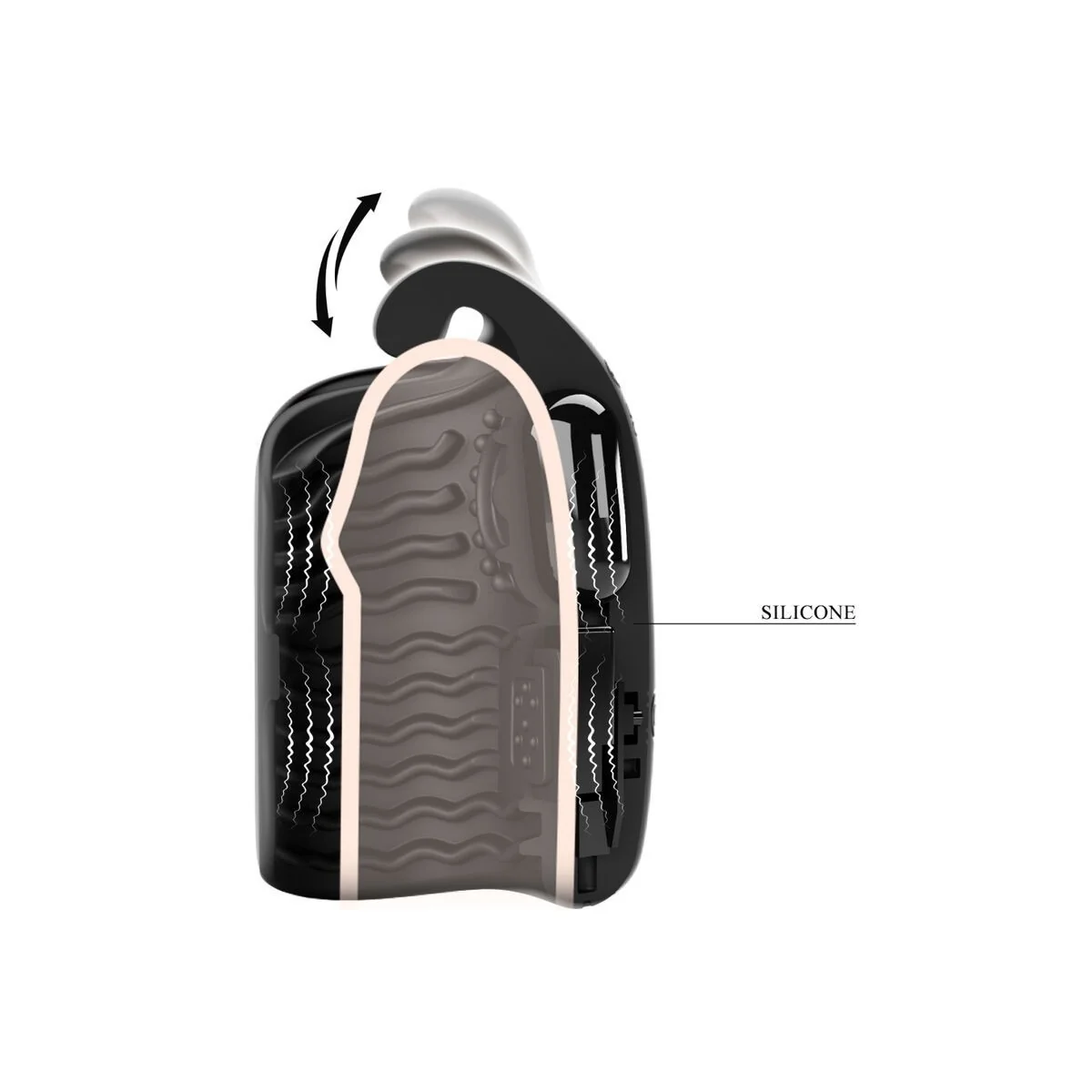 Manueller Masturbator für Gland wiederaufladbarer Vibrator von Pretty Love Male kaufen | Fesselliebe