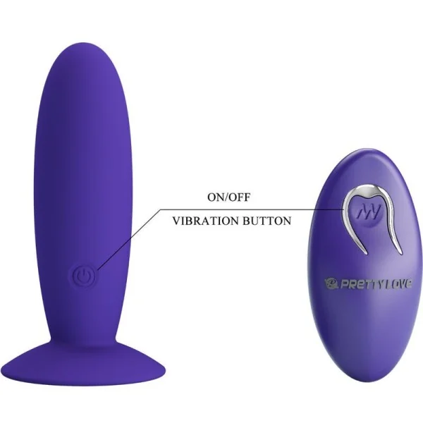 Jugendplug Analvibrator mit Fernbedienung Violett von Pretty Love Youth kaufen | Fesselliebe