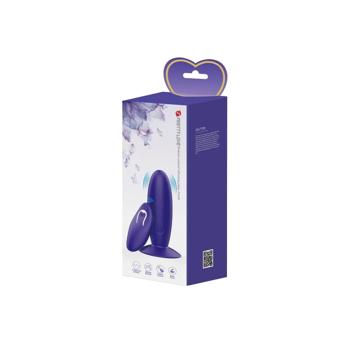 Jugendplug Analvibrator mit Fernbedienung Violett von Pretty Love Youth kaufen | Fesselliebe
