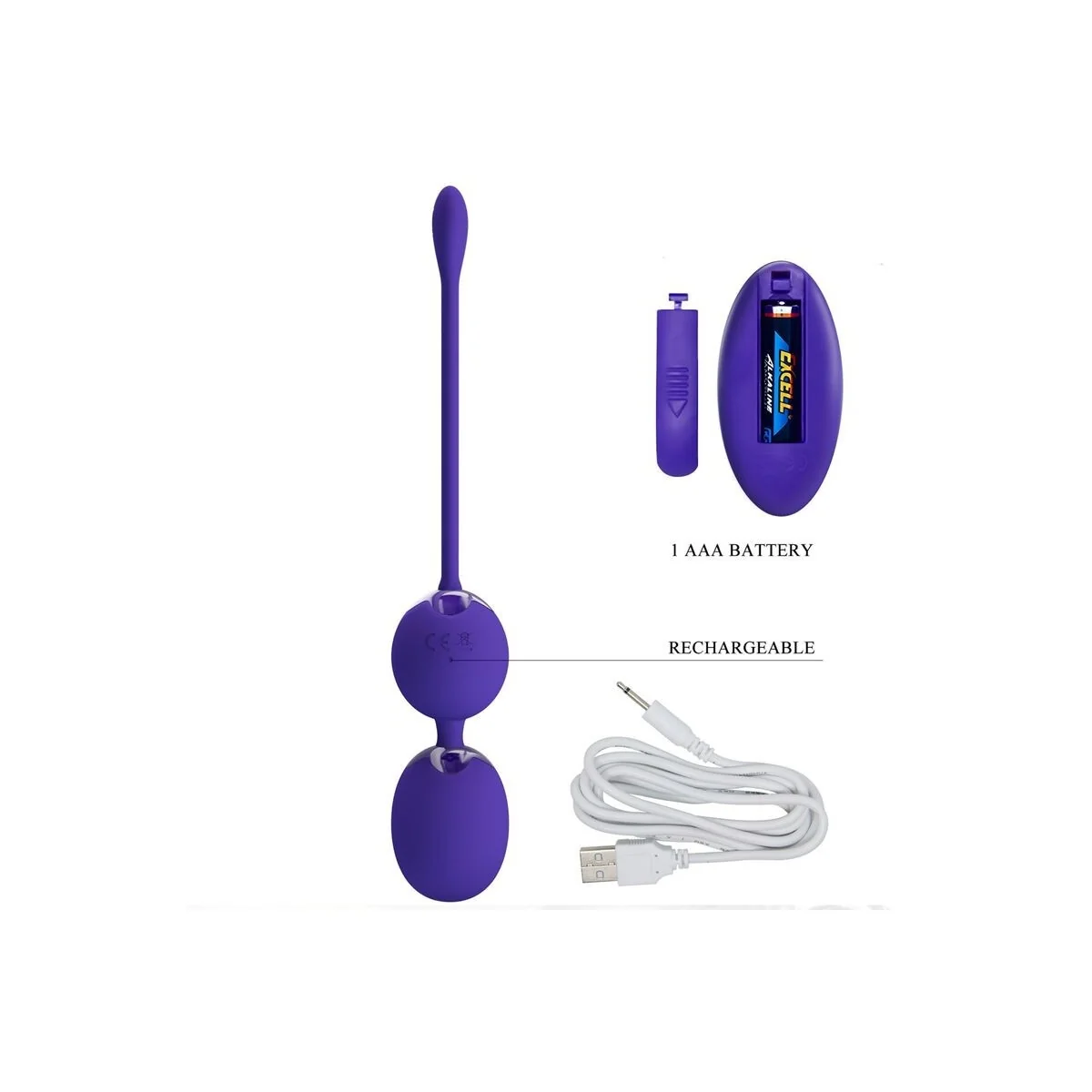 Willie Youth mit Fernbedienungsblle & Violette Vibration von Pretty Love Led kaufen | Fesselliebe