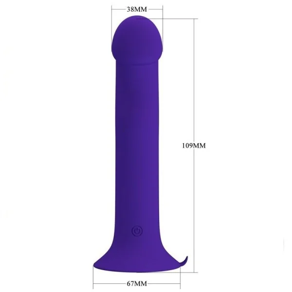 Murray Youth Vibrierender Dildo & wiederaufladbarer Violett von Pretty Love Led kaufen | Fesselliebe