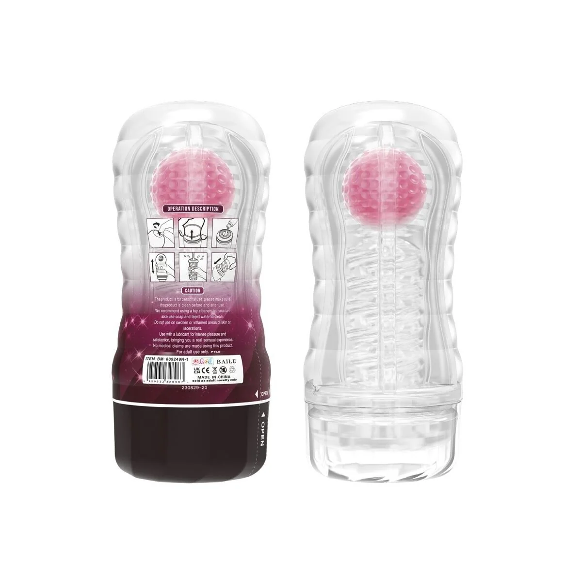 Rosa Masturbator-Hülle von Pretty Love Male kaufen | Fesselliebe
