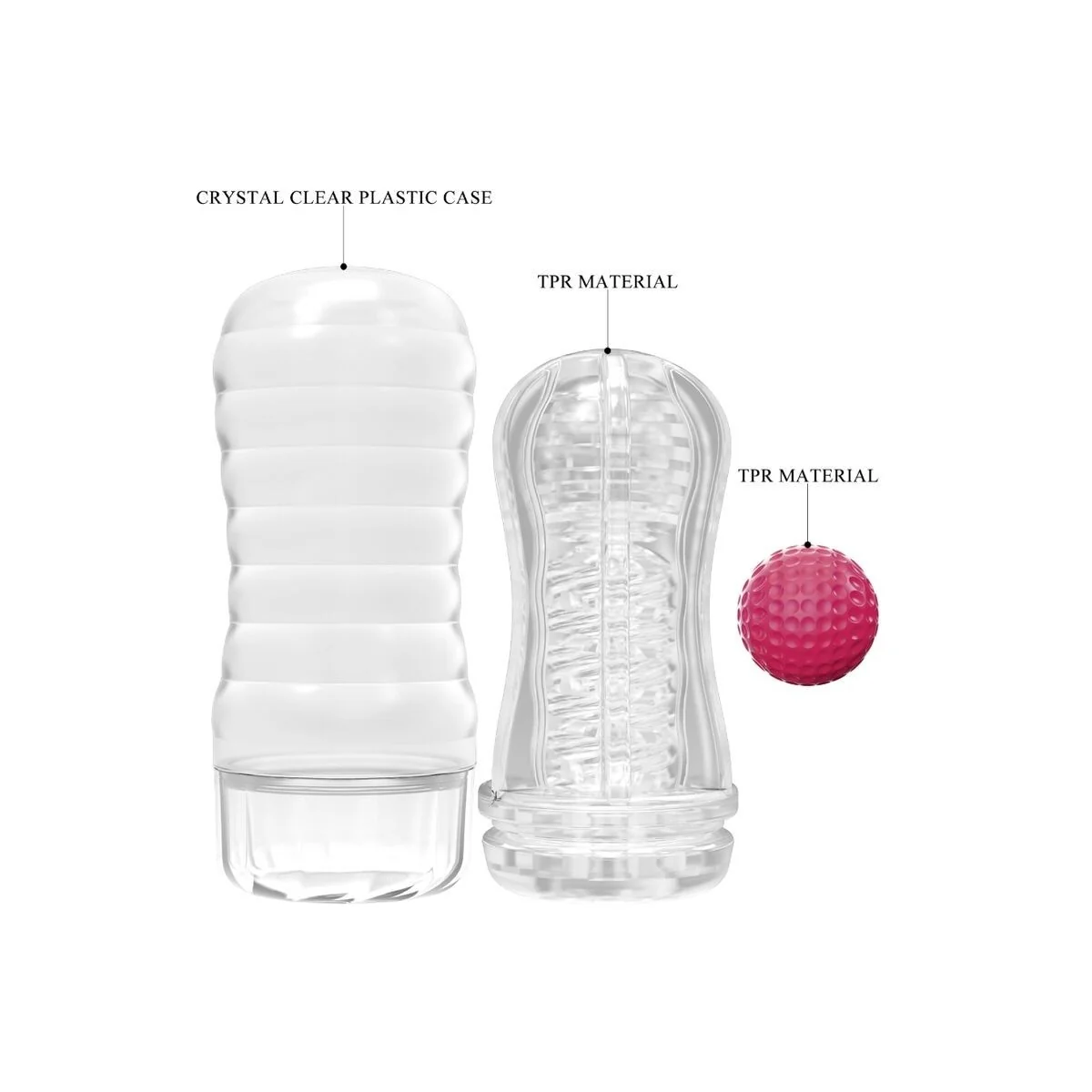 Rosa Masturbator-Hülle von Pretty Love Male kaufen | Fesselliebe