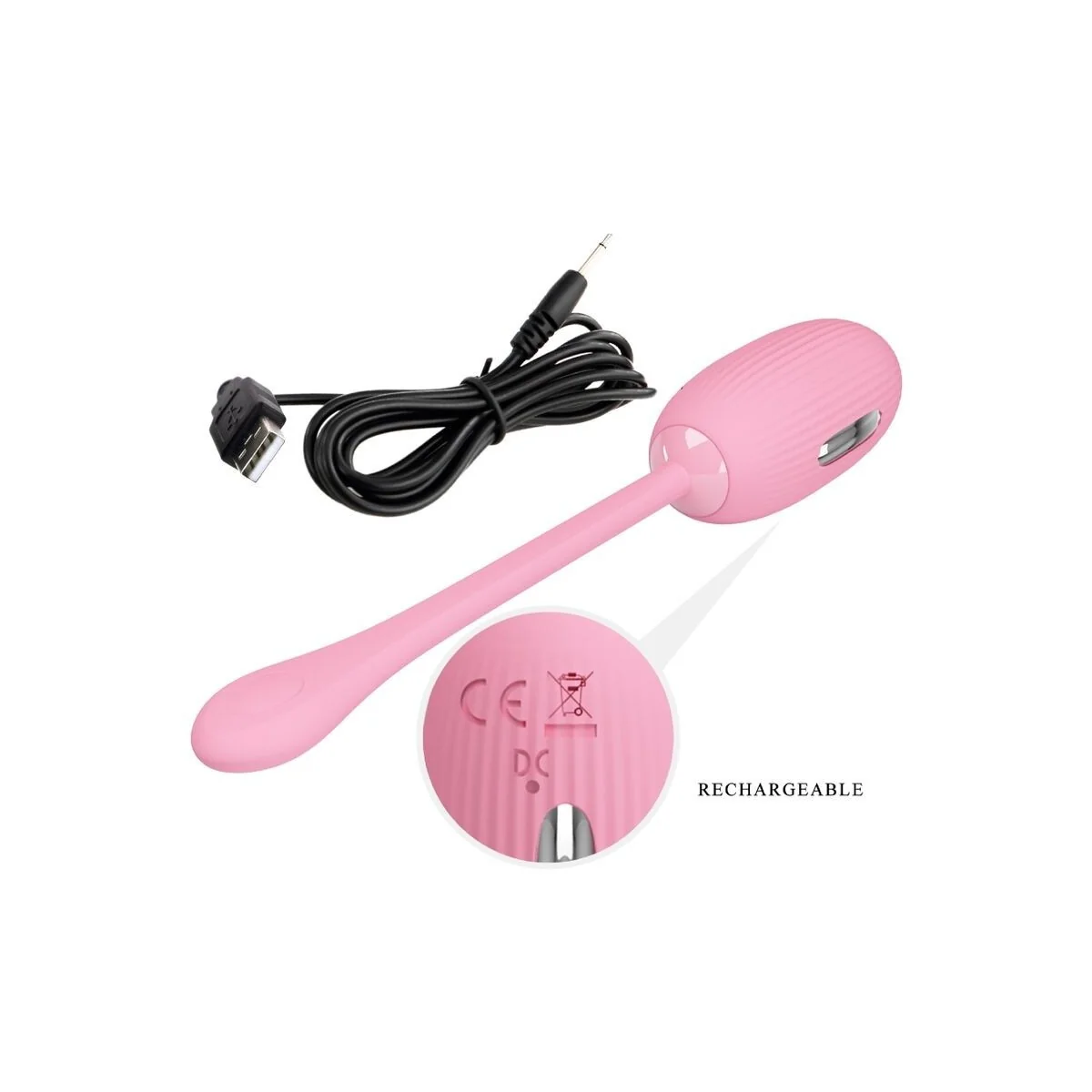 Doreen Pink wiederaufladbares Vibrations-Ei von Pretty Love Smart kaufen | Fesselliebe
