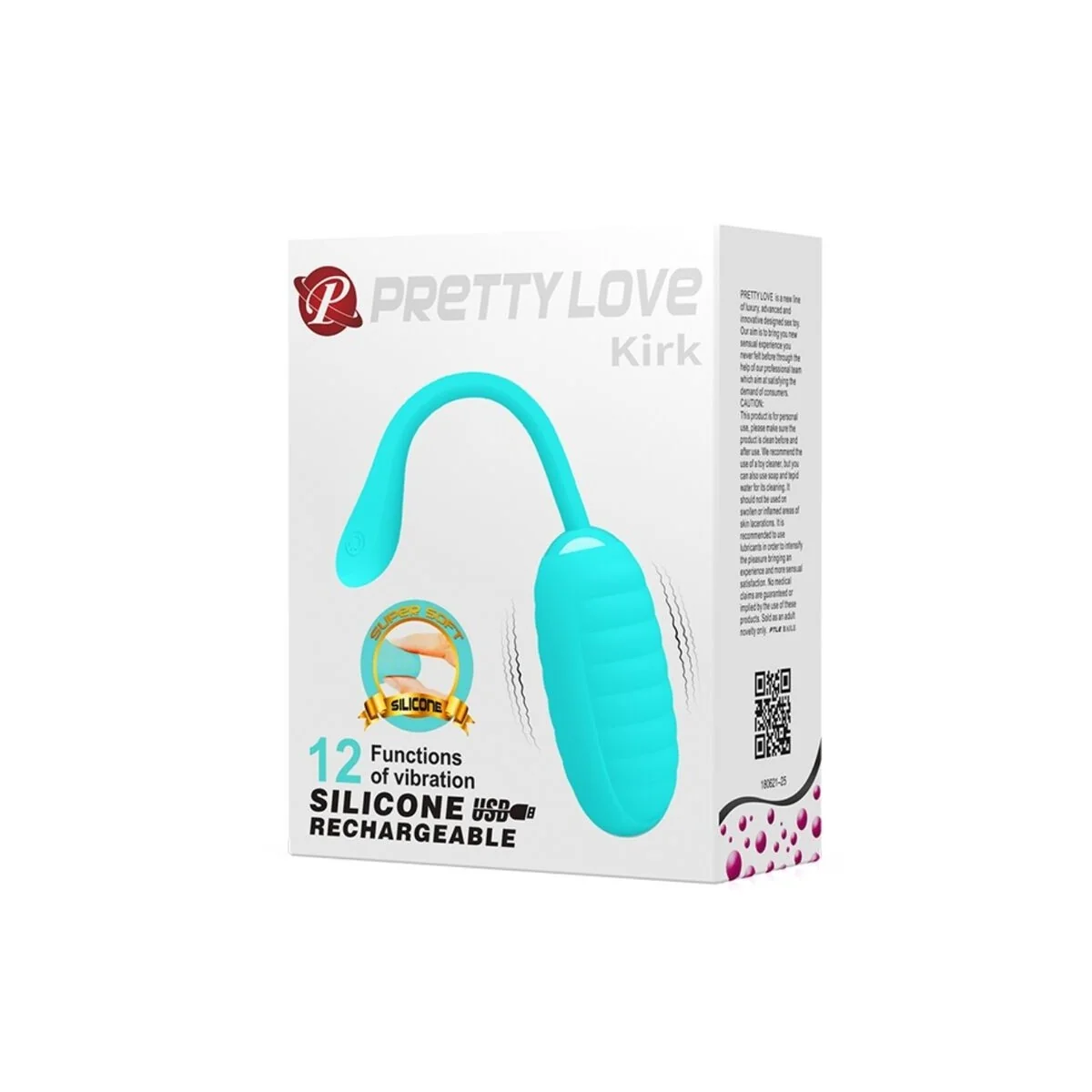 Kirk Hellgrünes wiederaufladbares Vibrierendes Ei von Pretty Love Smart kaufen | Fesselliebe