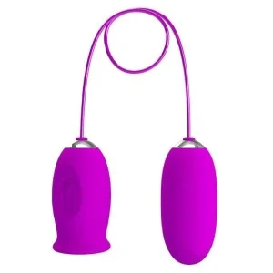 Daisy Dual Egg wiederaufladbarer Vibrator Lila von Pretty Love Flirtation kaufen | Fesselliebe