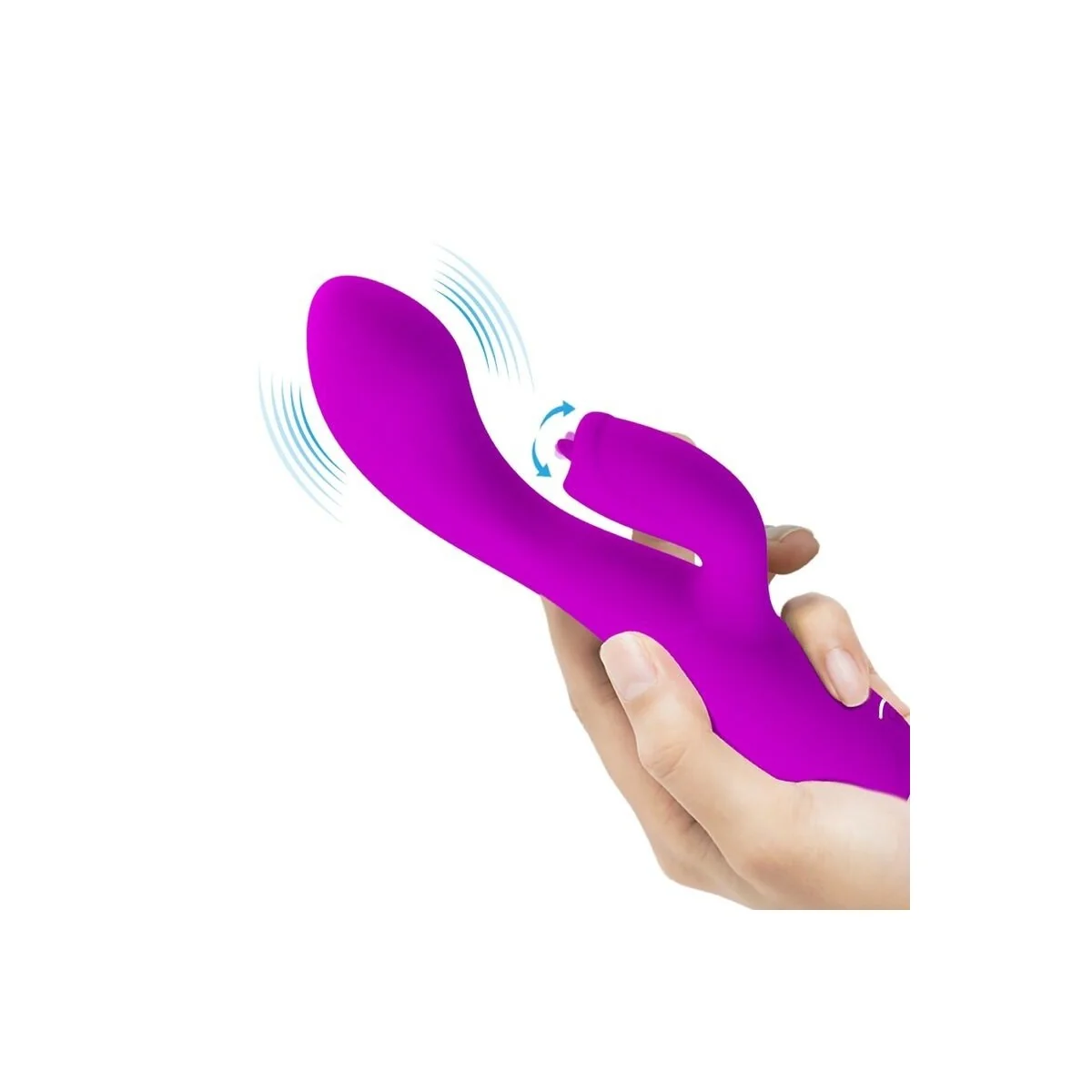 Gloria wiederaufladbarer Kaninchenvibrator, Wasserdicht, Lila von Pretty Love C-Type kaufen | Fesselliebe