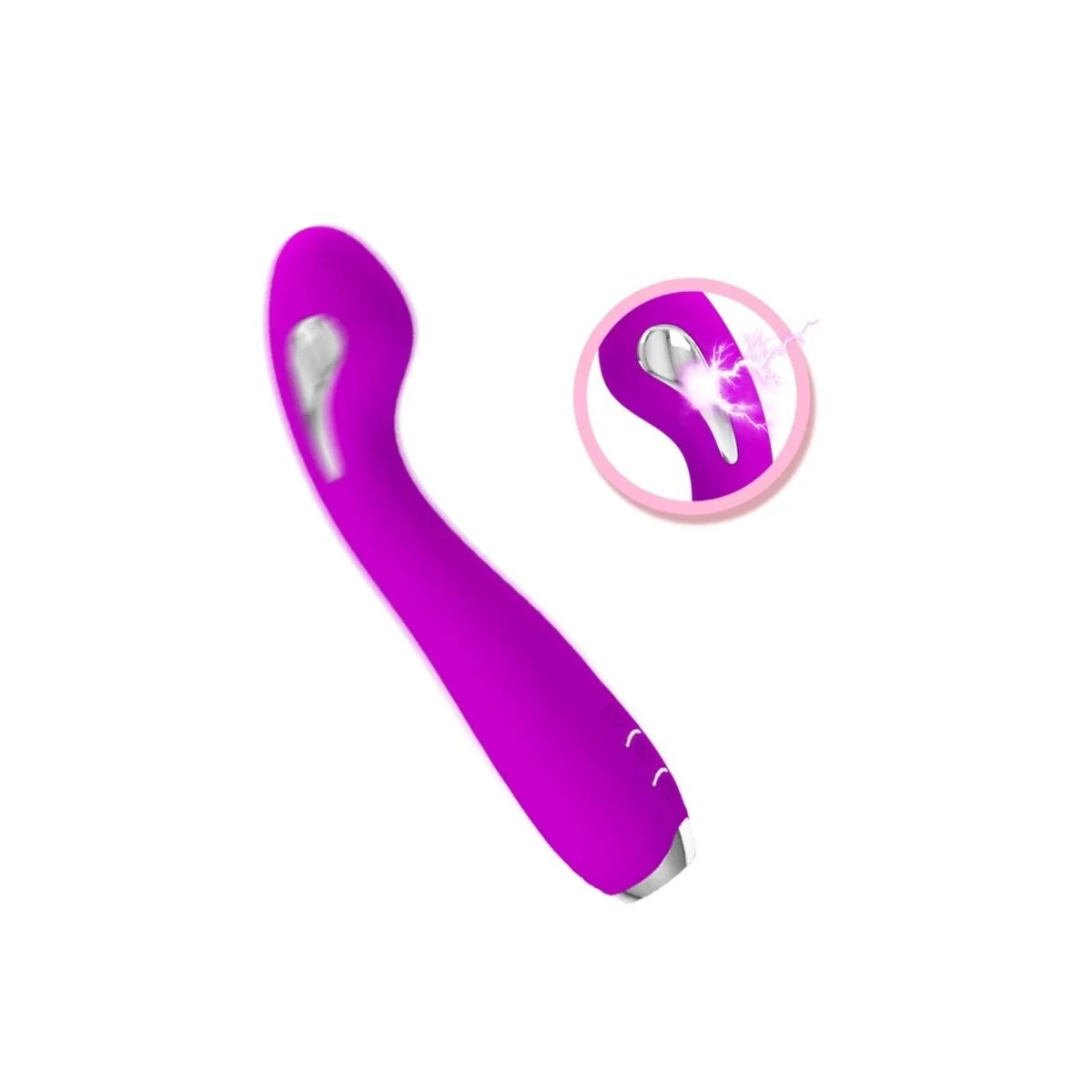 Hector wiederaufladbarer Elektroschock-Vibrator Wasserdicht Lila von Pretty Love Flirtation kaufen | Fesselliebe