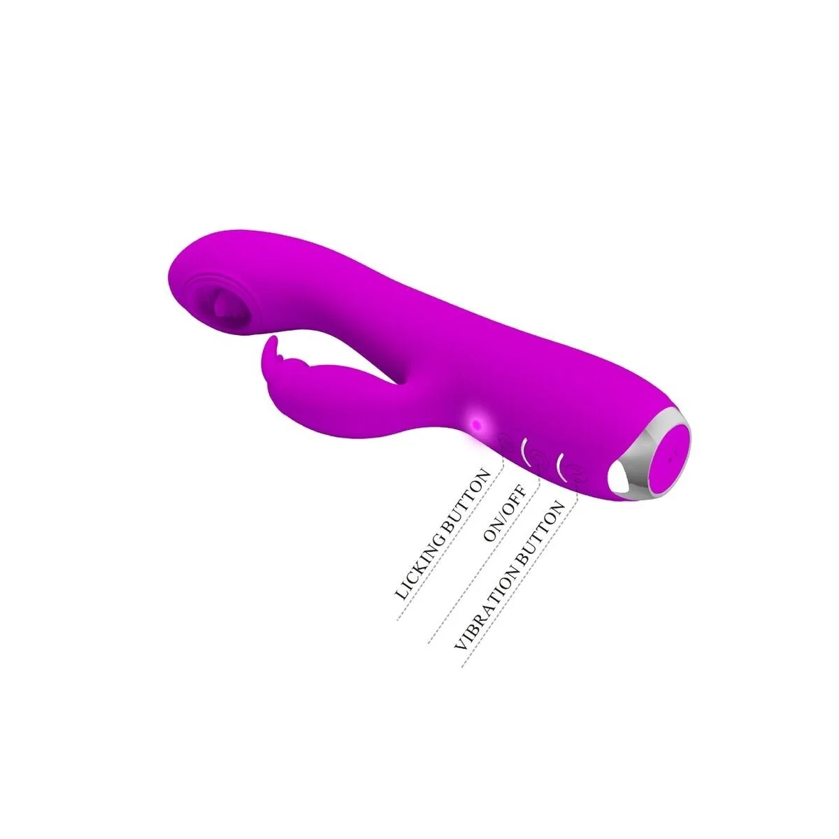 Rachel wiederaufladbarer Vibrator mit Lila Sauger von Pretty Love C-Type kaufen | Fesselliebe