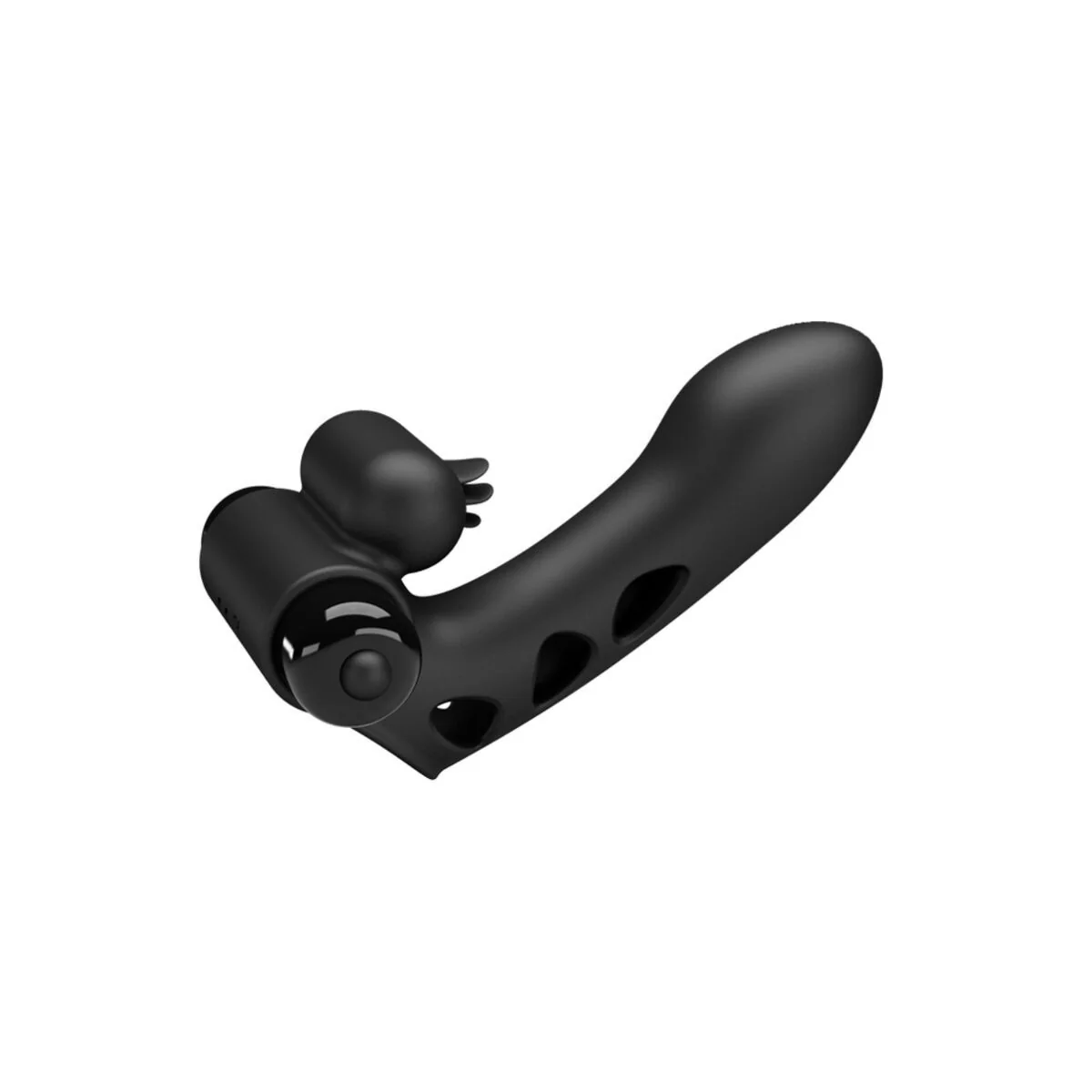 Orlando Schwarze Vibrator-Fingerhülle von Pretty Love Male kaufen | Fesselliebe