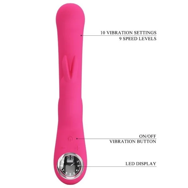 Lamar Rabbit Vibrator & Rosa G-Spot von Pretty Love Led kaufen | Fesselliebe
