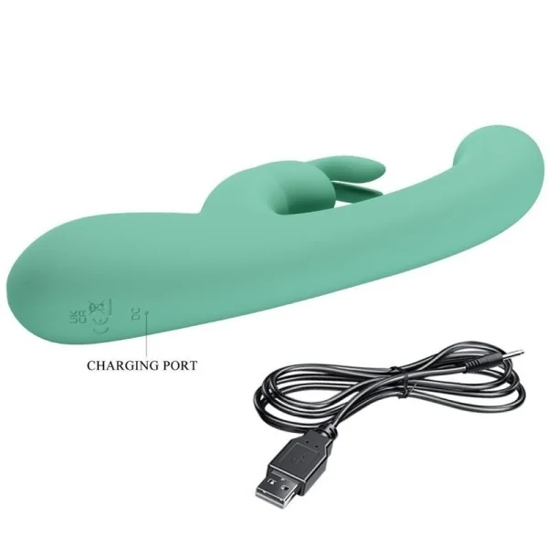 Lamar Rabbit Vibrator & Grüner G-Spot von Pretty Love Led kaufen | Fesselliebe